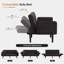 Petit canapé-lit moderne Mid-Century-1969424912