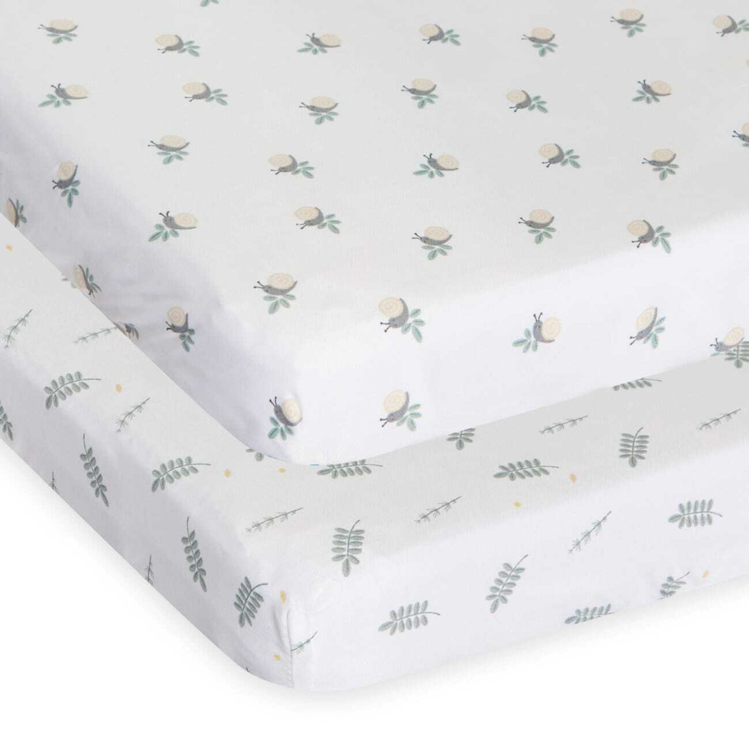 Chicco Next2Me Crib Set (2 Pieces) - Greenery Print