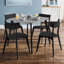 44cm H Side Chair in Black