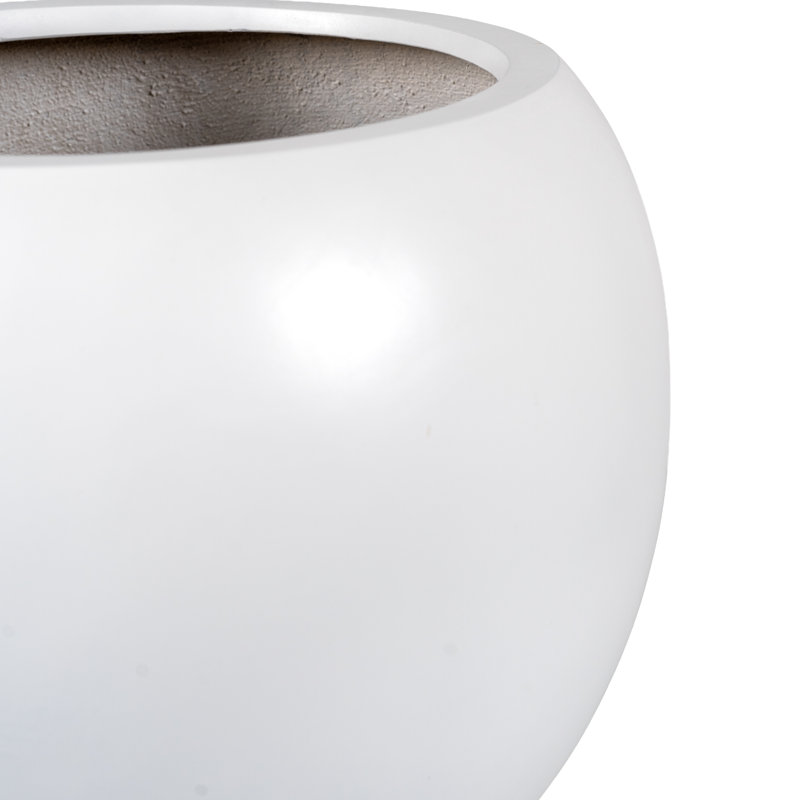 Jardinière Harmony, L 16 po x l 16 po x H 12,5 po, Blanc mat