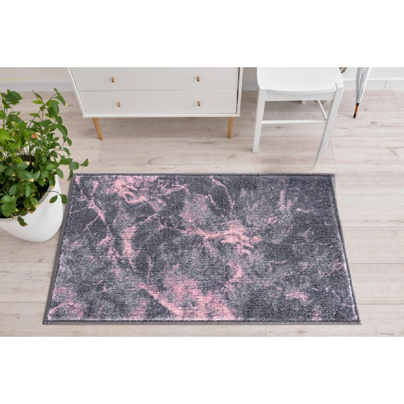 Indoor Door Mat, 50cm W x 80cm L, Pink