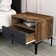 Nightstand Dpidon, Low dresser, Bedside table, Bed shelf, 56x40h51 cm