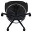 Mid-Back Mesh Ergonomic Drafting Chair with Adjustable Foot Ring and Flip-Up Arms-1993760287