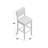 Upholstered Counter Stool with Solid Wood Frame-52517032-52517035