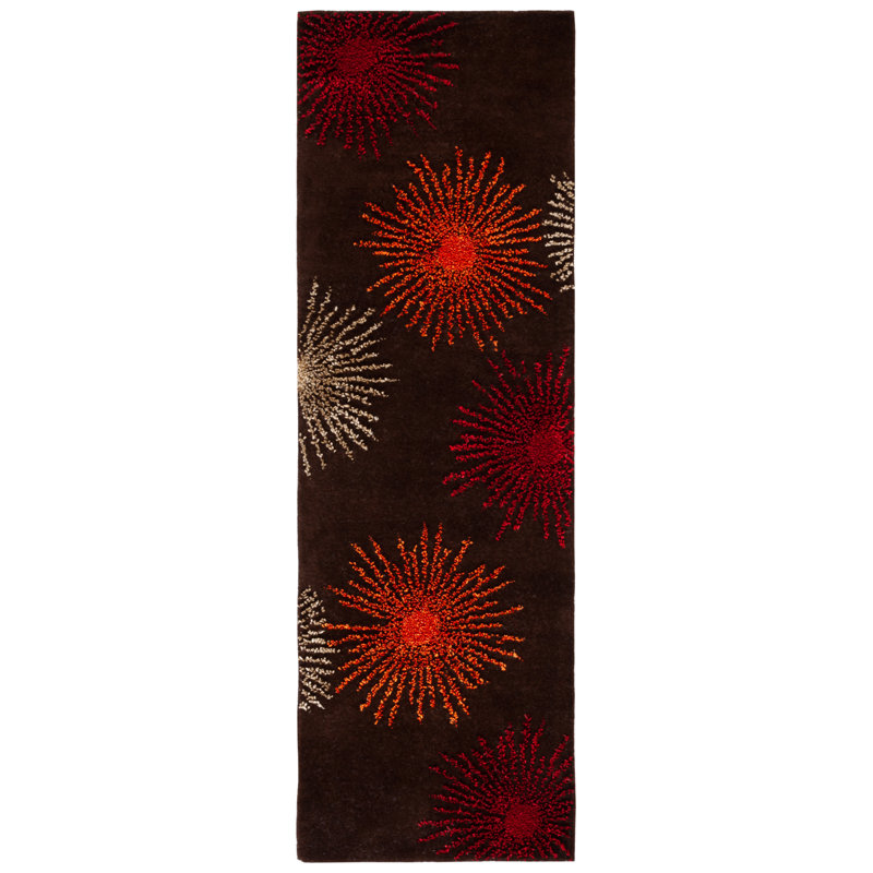 Amier Soho Hand Tufted Wool And Viscose Rug, Runner 2'6" x 8'