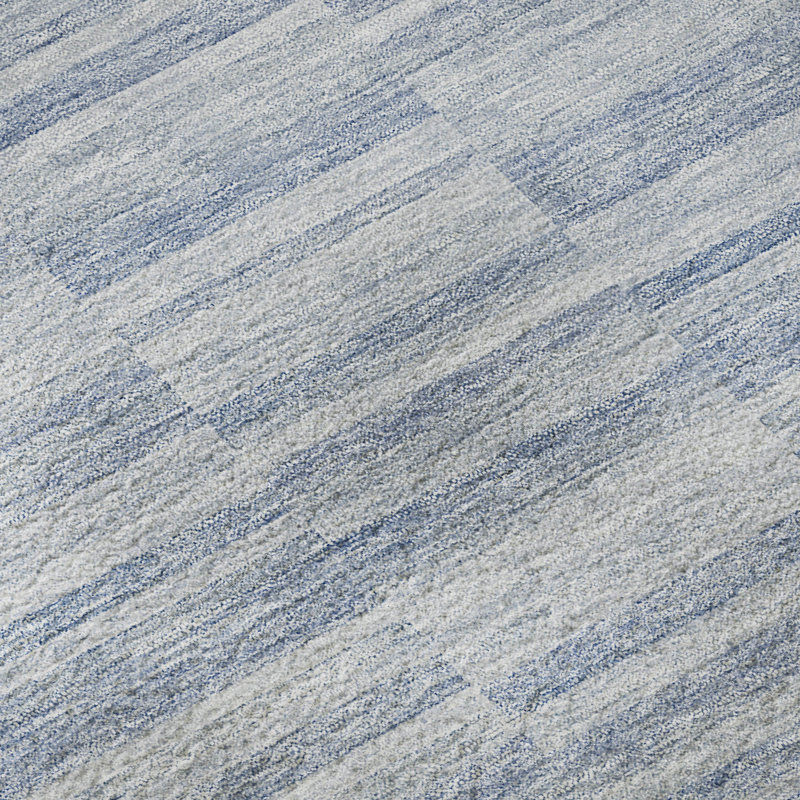 Premium Machine Washable Prisco Sky Rug, Rectangle 2'6" x 3'10"