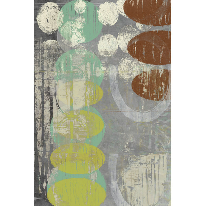 Circles Circle I by Jennifer Goldberger - Wrapped Canvas Painting, 46cm H x 30cm W x 3.8cm D
