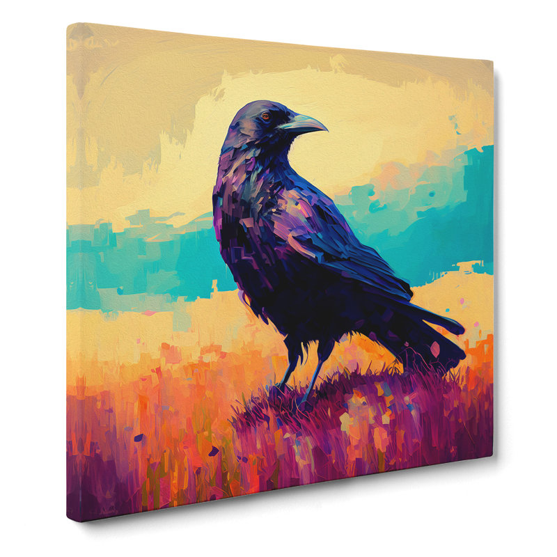Crow Colour Field Painting - Print