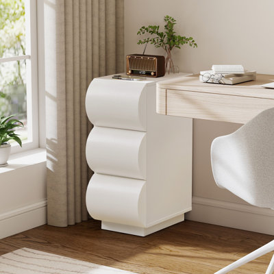 Table de bout avec 3 tiroirs