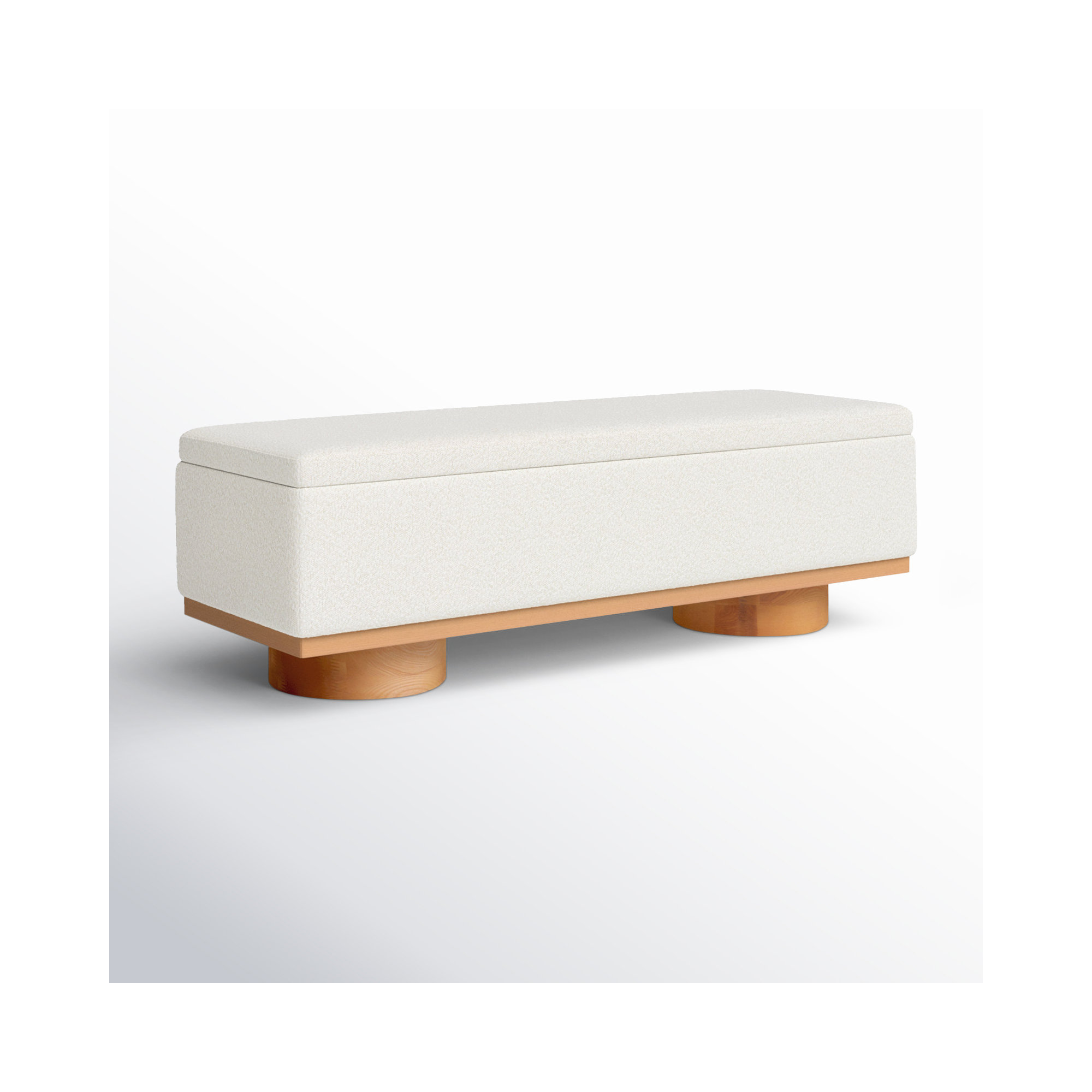 Morje Storage Bench, Ivory, Natural