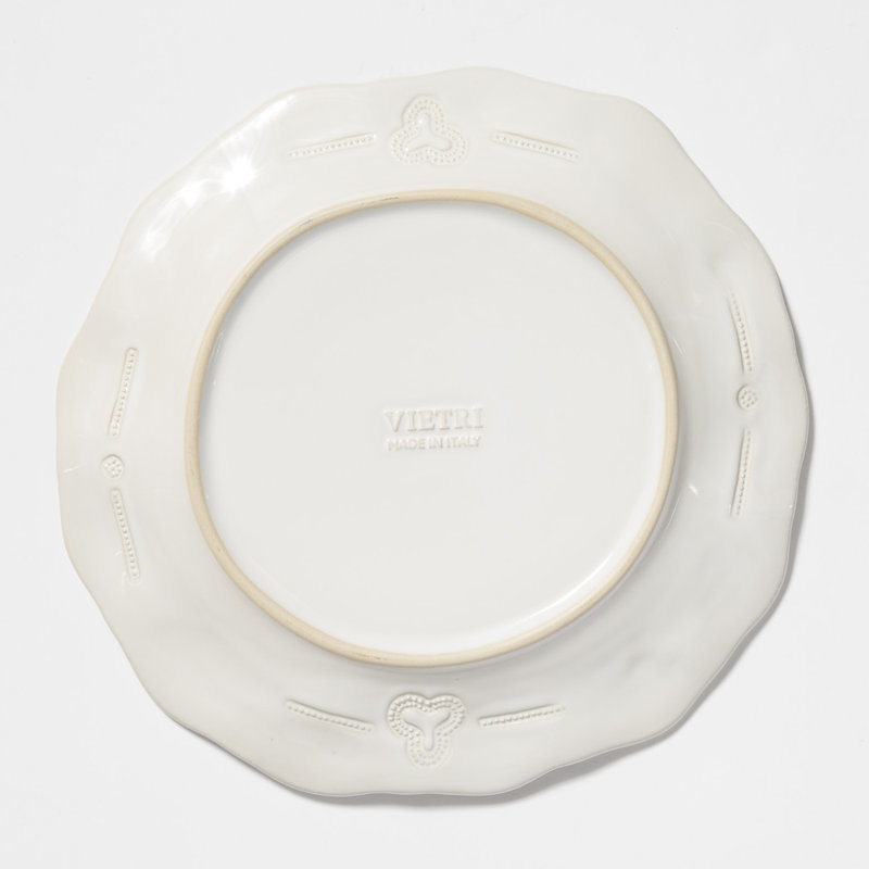 Incanto Stone Lace Dinner Plate, White