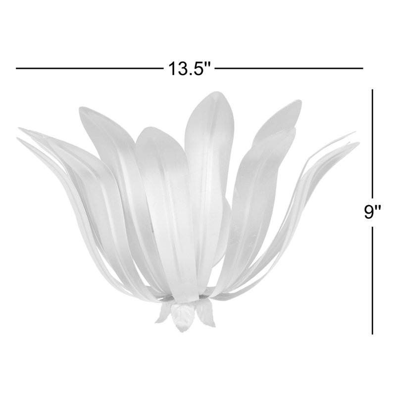 Cayman Armed Sconce, Gold