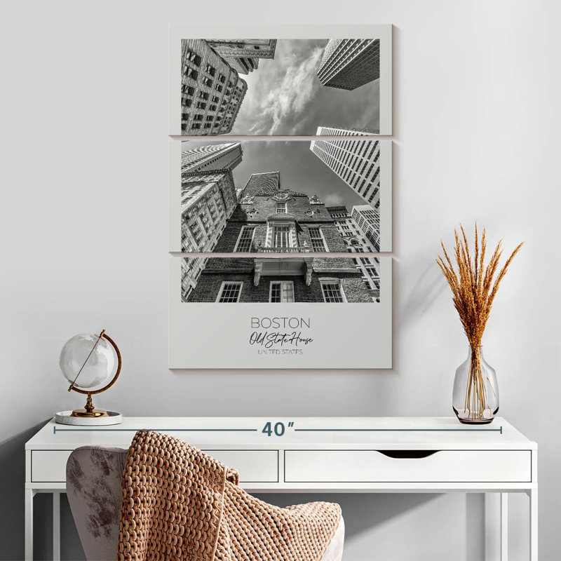 Masam Boston Old State House US, H 32 po x l 20 po
