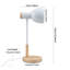 Wood USB Table Lamp