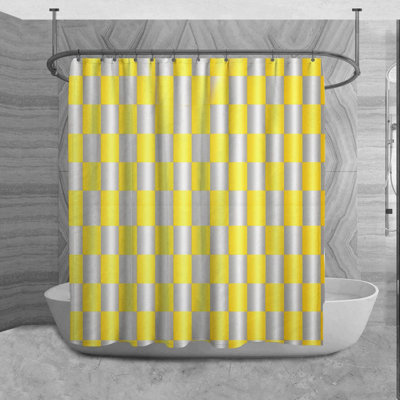 Rideau de douche Pratik Gingham
