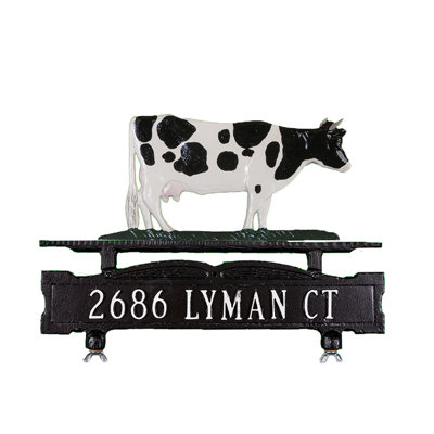 Metal Mailbox Sign