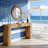 Wood Side Table,Minimalist Design Hallway Table,Console Table
