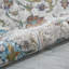 Tapis floral gris / bleu Gleaves-424179267