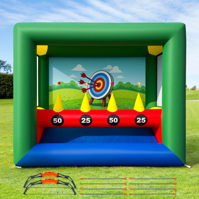 Wellcomer Inflatable Archery Shooting Game w/480w Blower