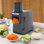 Robot culinaire commercial avec 3 pales, outil de nettoyage de grille