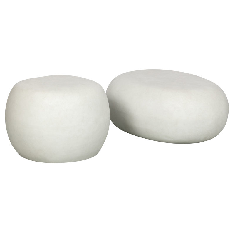 Pebble Round Outdoor Coffee Table , 50cm cm W 50cm cm D