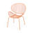 Modern Outdoor Seating  2 , 25.49"W X 33.28"H, Orange, Stable Chairs , 25.25"D Mesh