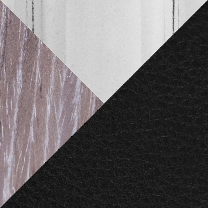 Tabouret de bar réglable avec pivot, Taupe / chrome, Noir / similicuir
