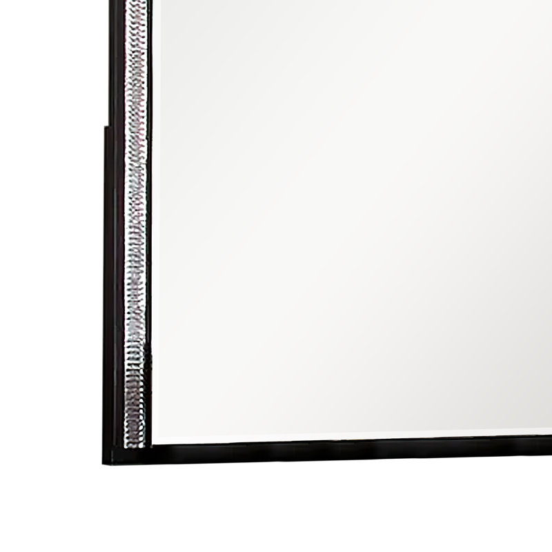 Miroir Arul au fini noir