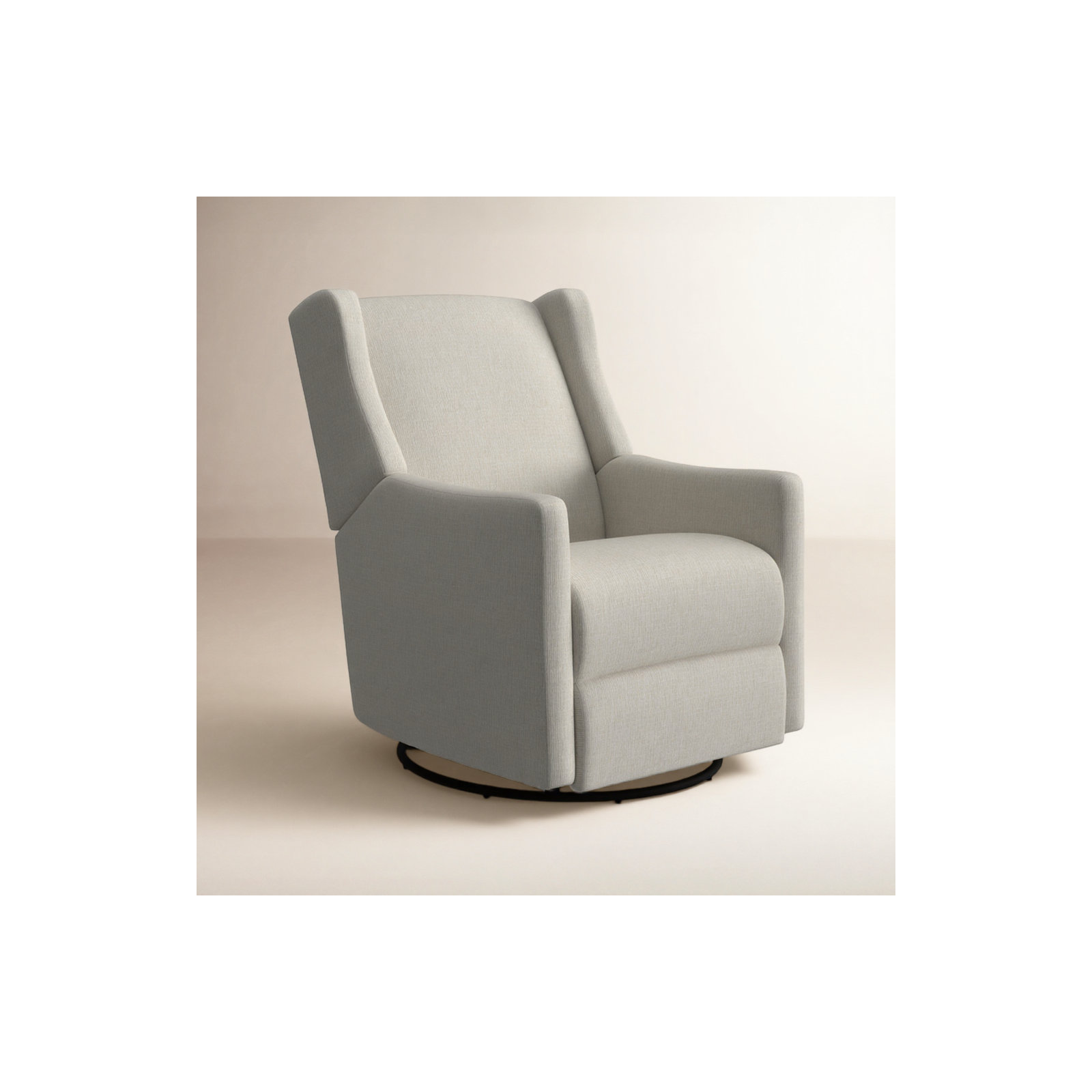 Andrina Manual Recliner, Radical Chalk Performance Chenille