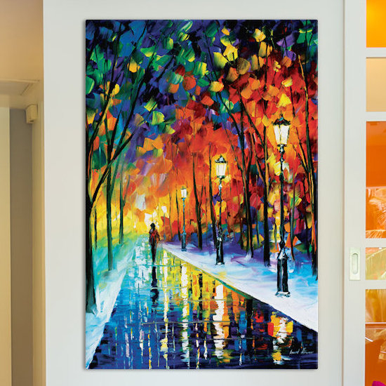 «Frozen Path», reproduction d'art sur toile tendue, H 26 po x l 18 po x P 1,5 po