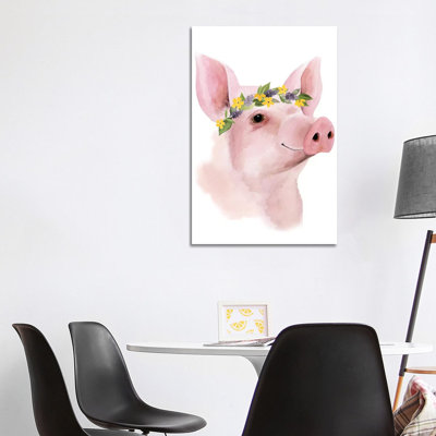 Precious Barnyard III by Grace Popp - Wrapped Canvas Print