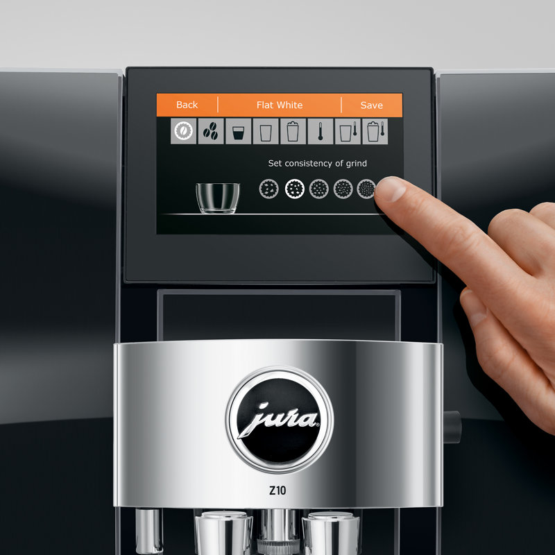 JURA Z10 Semi-Automatic Espresso Machine, Diamond Black
