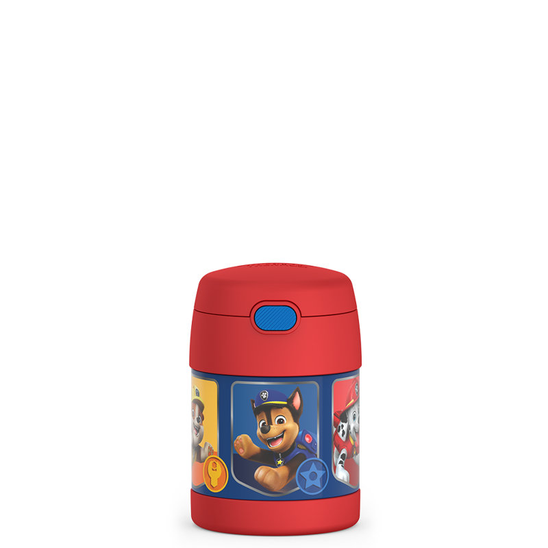 10 oz Pot à nourriture avec cuillère pliante en plastique - Pat 'Patrouille (garçon), Funtainer®