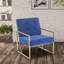 Idalou Plush Velvet Tufted Retro Accent/Salon Chair-143019415-143072634