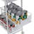 33.1'' H x 9.5'' W Utility Cart with Wheels