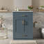 Meuble-lavabo moderne en céramique et meuble-lavabo en MDF compact pour les petites toilettes