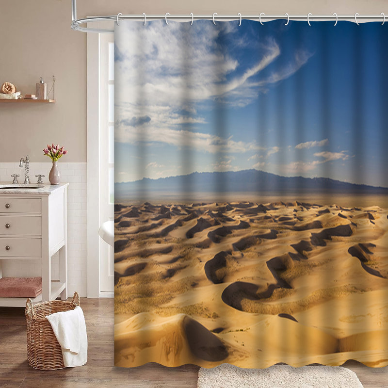 Magnifique rideau de douche avec 12 crochets, L 72 po x l 78 po