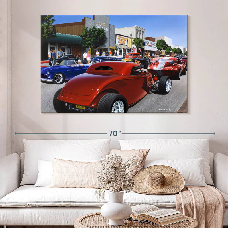 Mehar Car Show '98, 34" H x 51" W