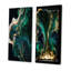 «Abstract Geode Marble», 2 pièces sur toile-240071043-240071042