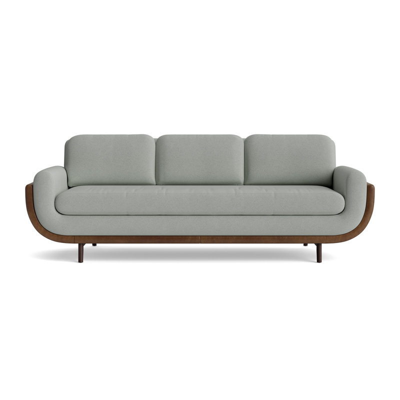 Regatta 90 Sofa, Performance Boucle-Mineral Green/Bedford-Tobacco, Java