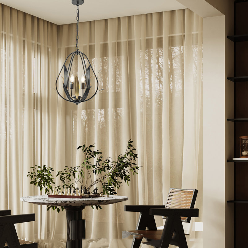 Iashod 3-Light Modern Farmhouse Pendant Light
