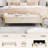 Upholstered Flip Top Storage Benches With Metal Feet-1439996803