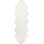 Tapis blanc fait à la main Poteat-9218814