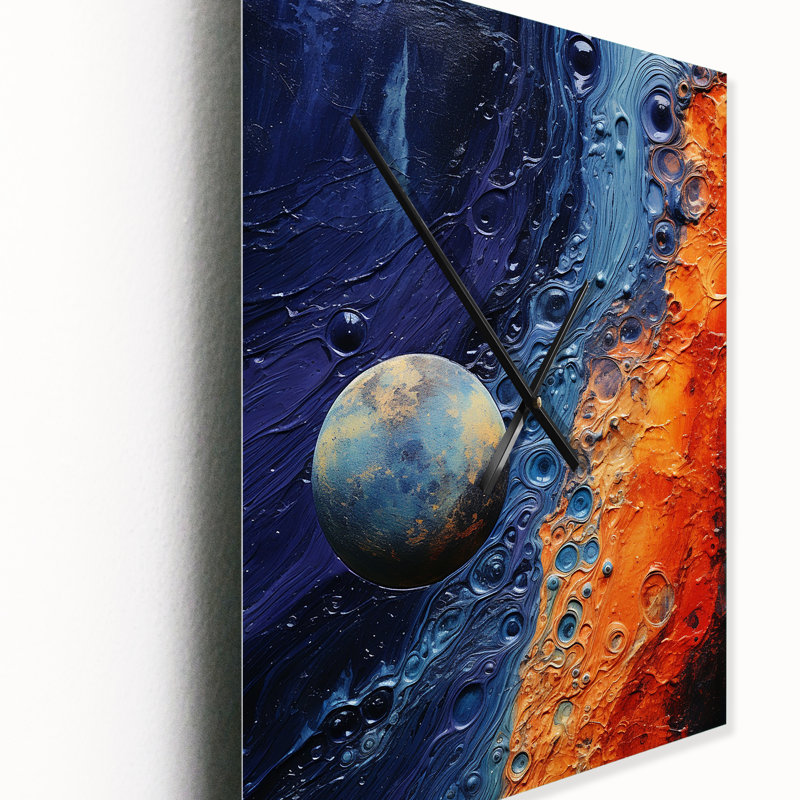 Braylend - Our Solar System Wall Clock, Small