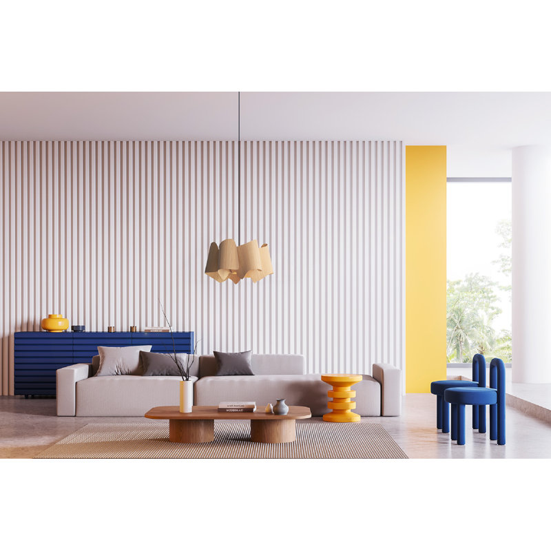 Luminaire suspendu unique à 1 lumière Camila, Cendré