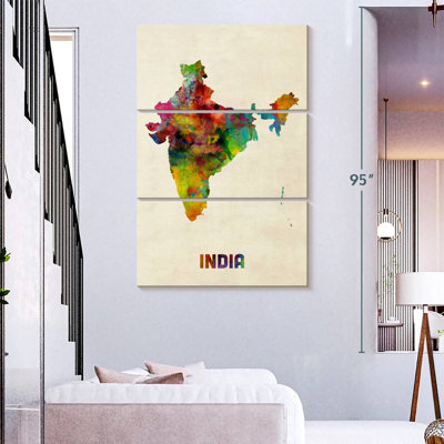 Carte d'aquarelle Aliaz, Inde I