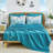 7-Piece Coastal Beach Comforter Set, Ocean Nautical All-Season Bedding-122815442-122815443
