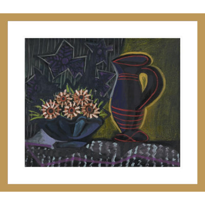 Vase de fleurs et pichet par Pablo Picasso