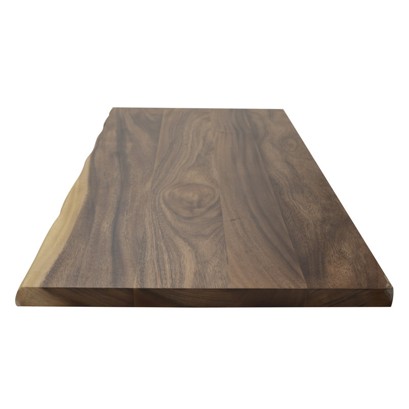 Comptoir en bois massif Saman L 4 pi x P 25 po x 1,5 po, 50" L x 25" W