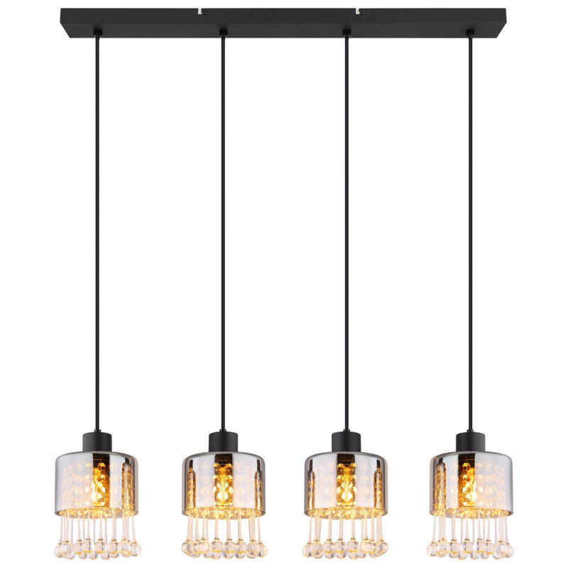 Banita 4 - Light Matte Black Pendant